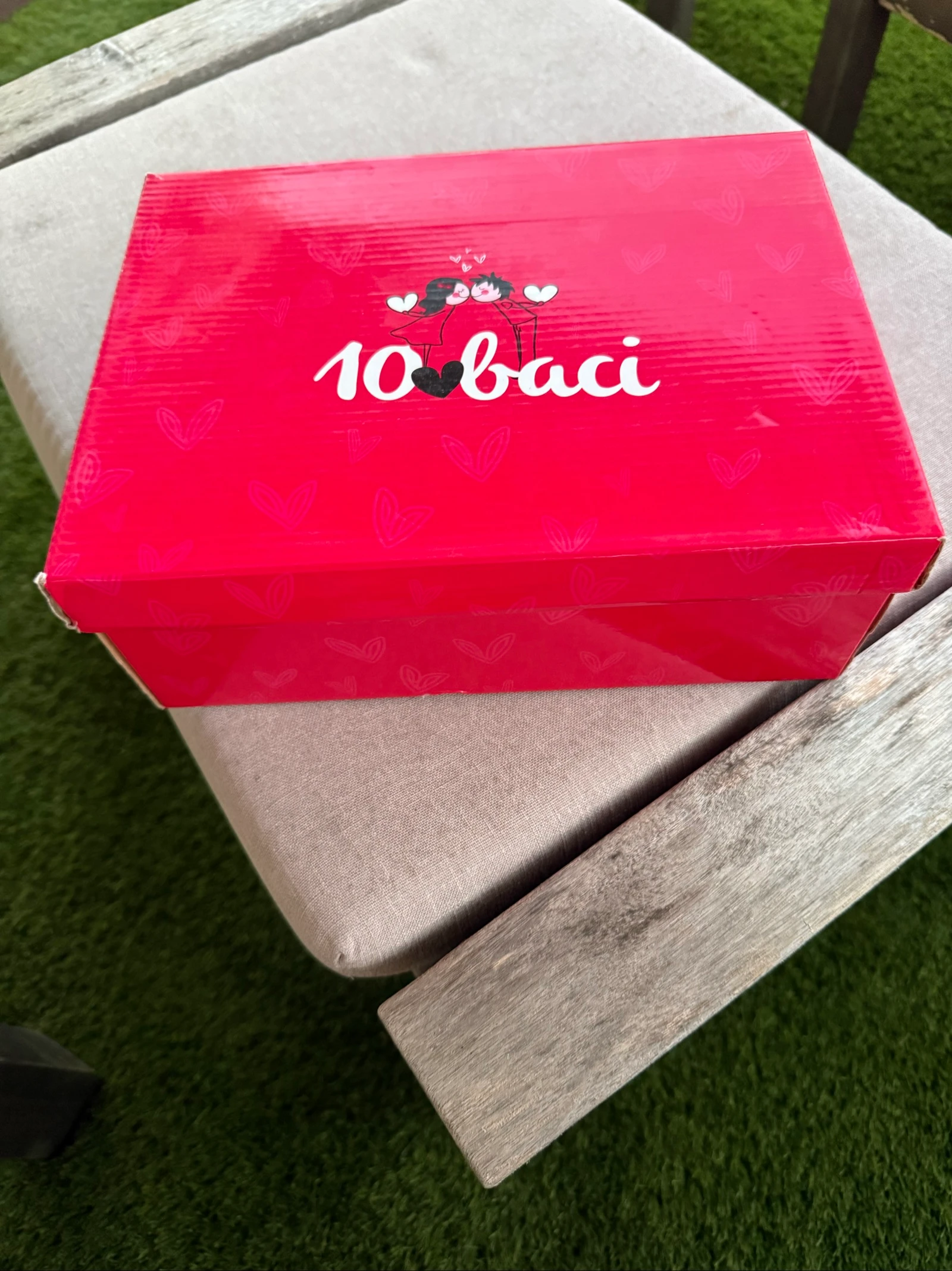 Lila en witte sportschoenen met glinsterende details – photo 3